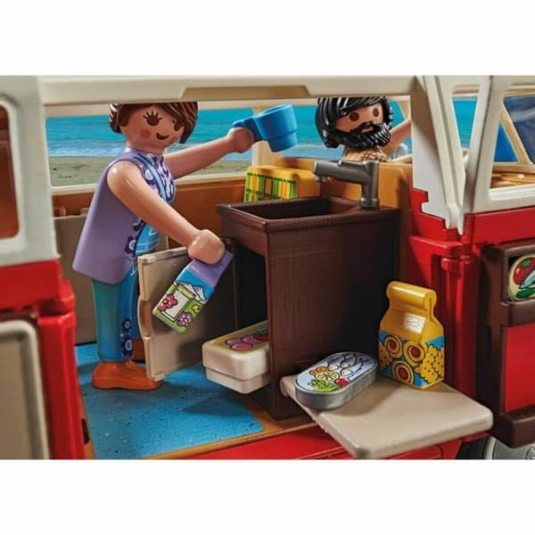 Fordonsspel Playmobil 70176 Volkswagen T1 Bus Röd