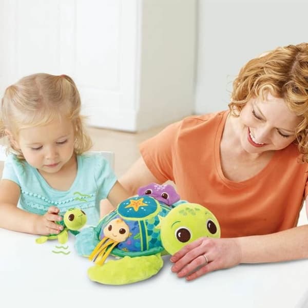 Mjukisleksak Vtech Baby Juju, Mother Turtle + 6 månader Återvunnen Musik