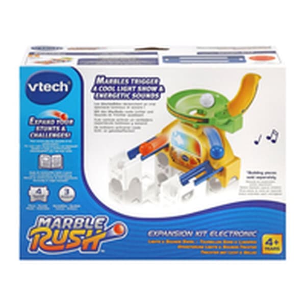 Kulspel Vtech Marble Rush – Expansion Kit Electronic – Trechter Bana 4 Delar Bana med Ramper + 4 år