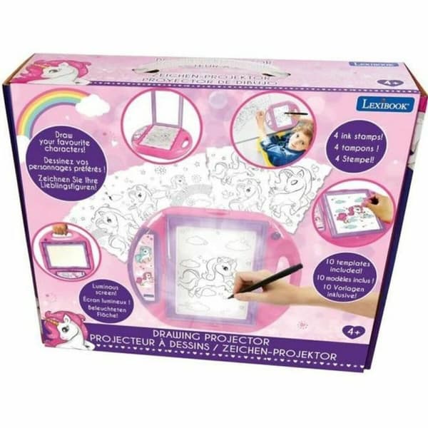 Ritningsset Lexibook Unicorn Drawing Projector