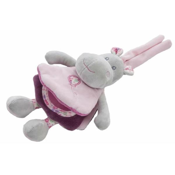 Mjukisleksak Flodhäst Bok 22 cm