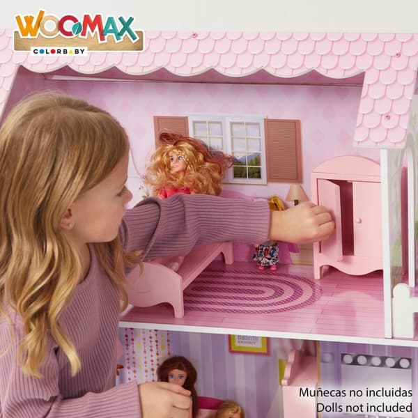 Dockhus Play & Learn 14 Delar 80 x 112 x 31 cm