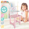 Miniatyrbild 4 av 7: Barnstol Woomax Rosa Vit Dockor 2 antal