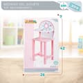 Miniatyrbild 7 av 7: Barnstol Woomax Rosa Vit Dockor 2 antal