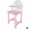 Miniatyrbild 1 av 7: Barnstol Woomax Rosa Vit Dockor 2 antal