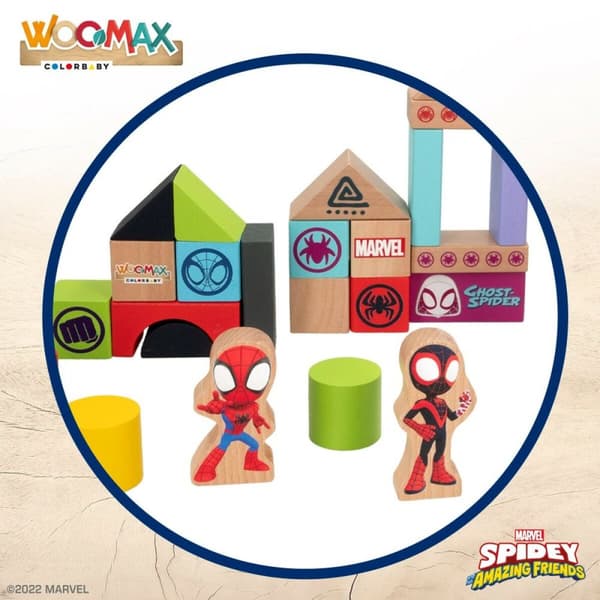 Playset Spidey Amazing Friends 8 x 9,5 x 1,5 cm 50 Delar 4 antal