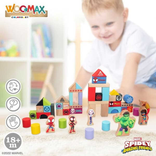 Playset Spidey Amazing Friends 8 x 9,5 x 1,5 cm 50 Delar 4 antal