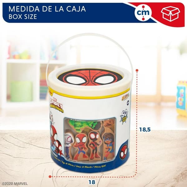 Playset Spidey Amazing Friends 8 x 9,5 x 1,5 cm 50 Delar 4 antal
