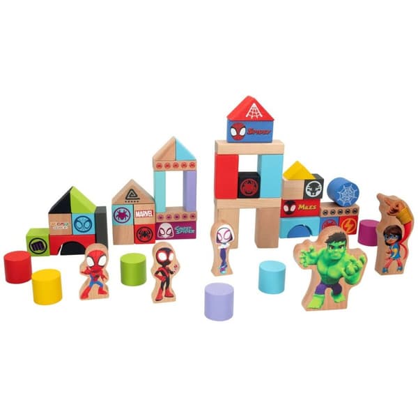 Playset Spidey Amazing Friends 8 x 9,5 x 1,5 cm 50 Delar 4 antal