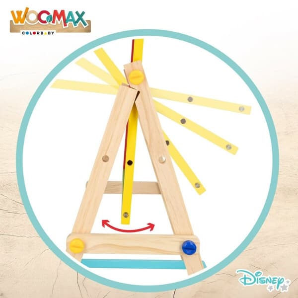 Tavla 2 i 1 Disney 5 Delar 40 x 64,5 x 31,5 cm 4 antal