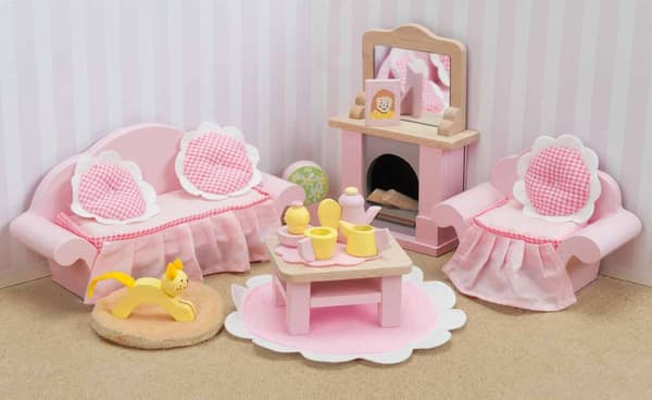 Le Toy Van dukkehus tilbehør tilbehør stue Daisy Lane