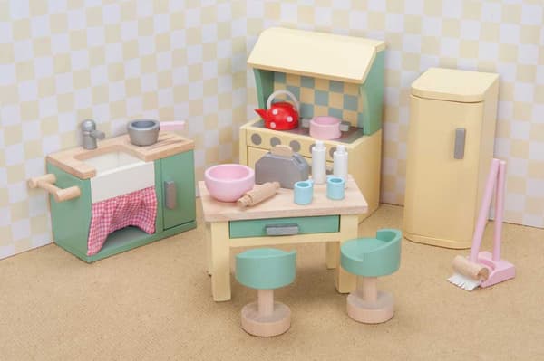 Le Toy Van Doll's House Daisy Lane - Dockhus tillbehör kök, Kök till dockhus