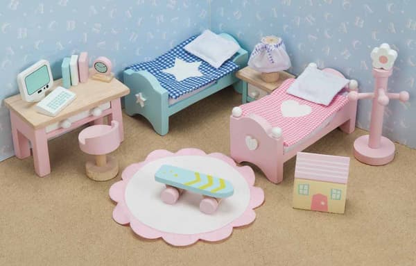 Le Toy Van dukkehus tilbehør tilbehør børneværelse Daisy Lane