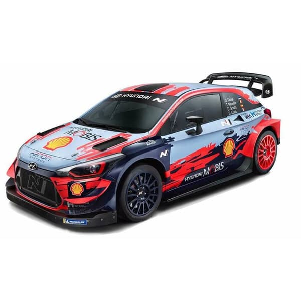 Radiostyrd bil Hyundai i20 WRC Batteri Laddare 2,4 GHz 1:16