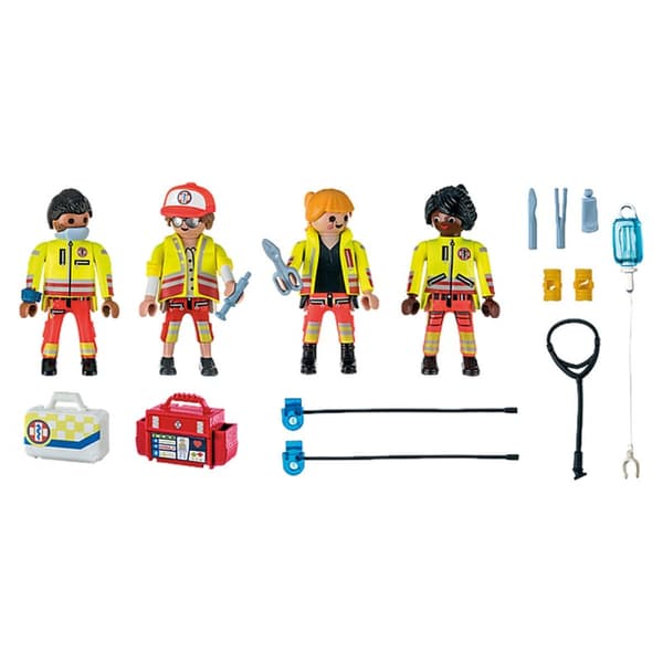 Playset Playmobil 71244 City Life Rescue Team 25 Delar