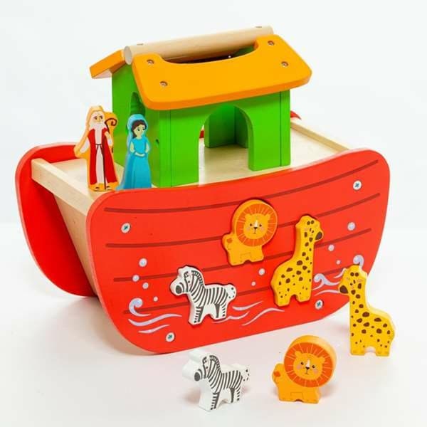 Playset Moltó Noah's ark Trä 17 Delar