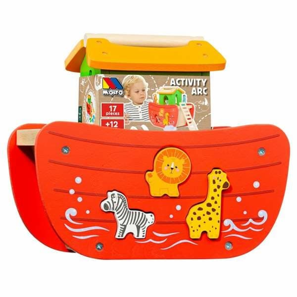 Playset Moltó Noah's ark Trä 17 Delar
