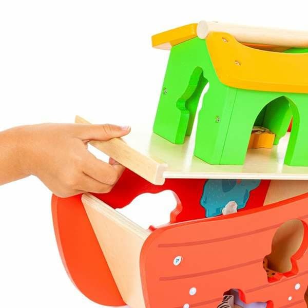 Playset Moltó Noah's ark Trä 17 Delar
