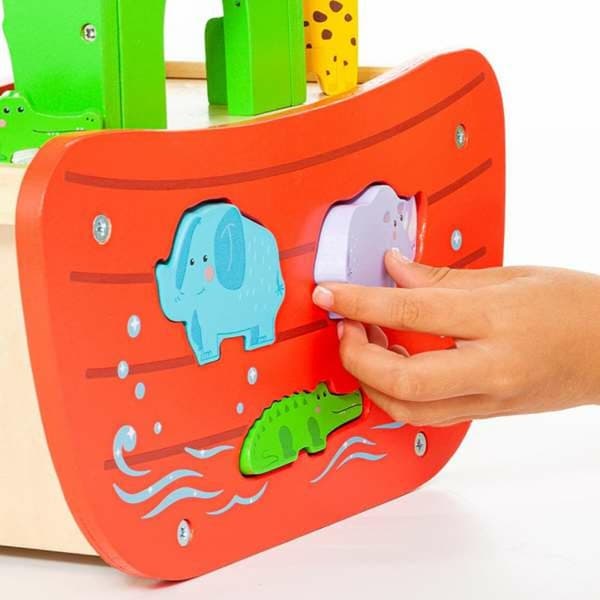 Playset Moltó Noah's ark Trä 17 Delar