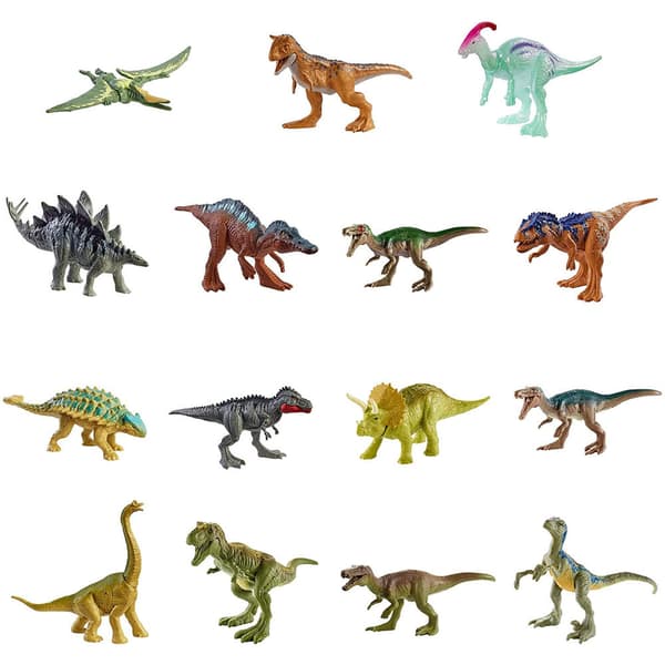 Jurassic World Dinosaurs mini figure assorted (One random figure)