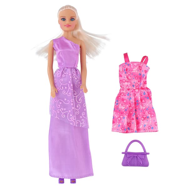 Fashiondukke med tilbehør 29cm