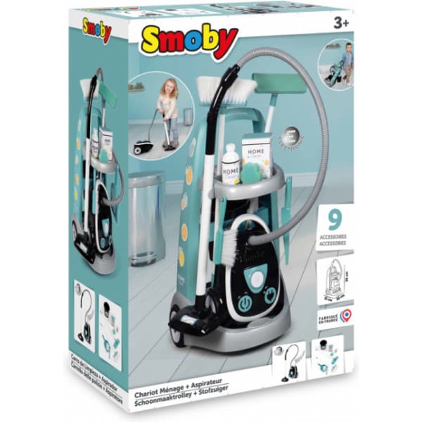 Smoby Siivouskärry ja imuri