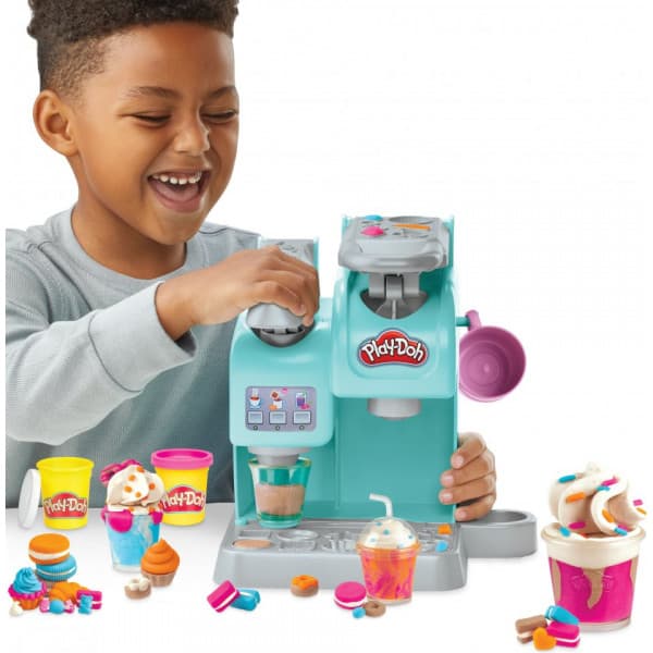 PLAY-DOH Super Farverig Kaffebar -modellervokssættet