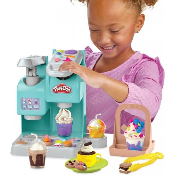 PLAY-DOH Super Farverig Kaffebar -modellervokssættet