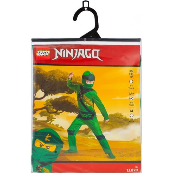 LEGO Ninjago Lloyd Fancy-kostume, 4-6 år, 109-126 cm