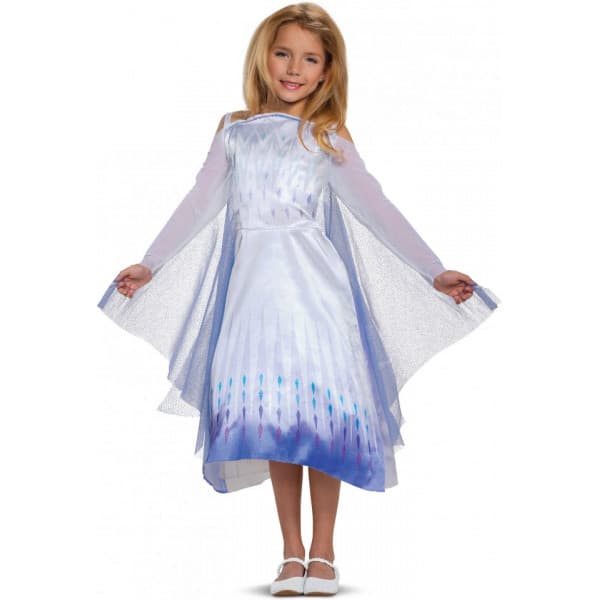 Snow Queen Frozen Elsa Classic -naamiaisasu, 7-8 v, 124-135 cm