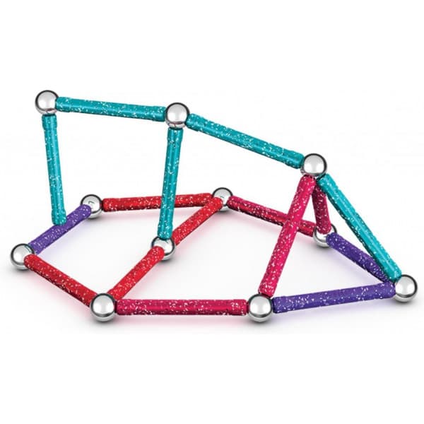 Geomag Glitter Recycled -magneettirakennussarja, 60 osaa