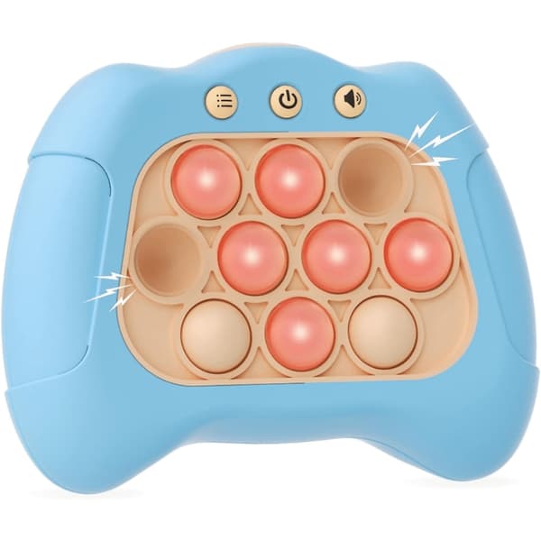 Pop-it Elektroniskt Spel - Fyra Spellägen - Ljusblå
