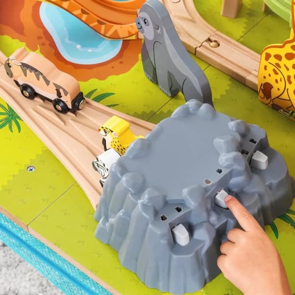 Kidkraft Adventure Tracks Saferi Tåg lekbord m. tillbehör