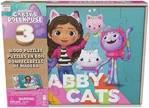 SPINMASTER GAMES puzzle set Gabbys Dollhouse, 3 puzzles, 6066549