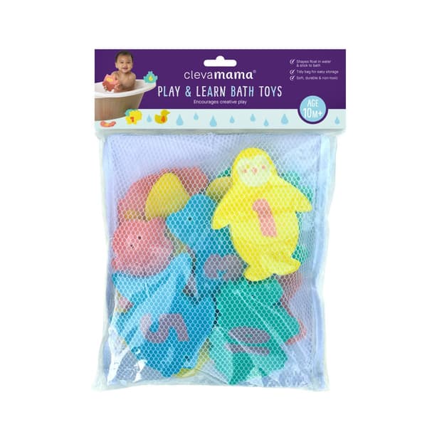 CLEVAMAMA toys for bath with bag 3507
