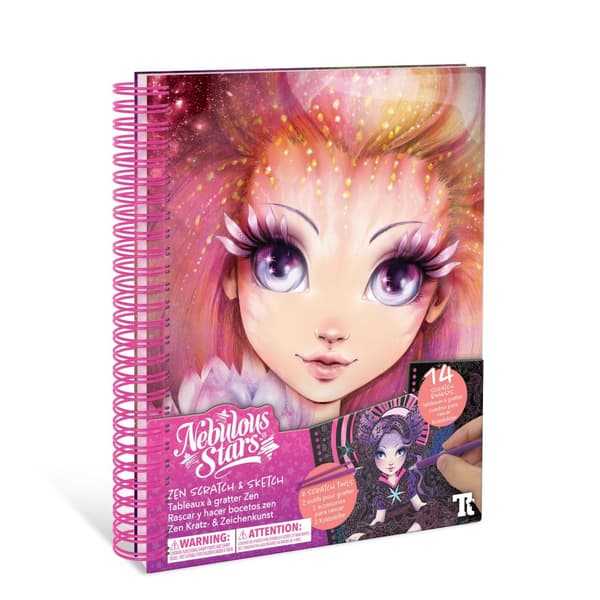 NEBULOUS STARS creative book Zen Scratch & Sketch, 11128