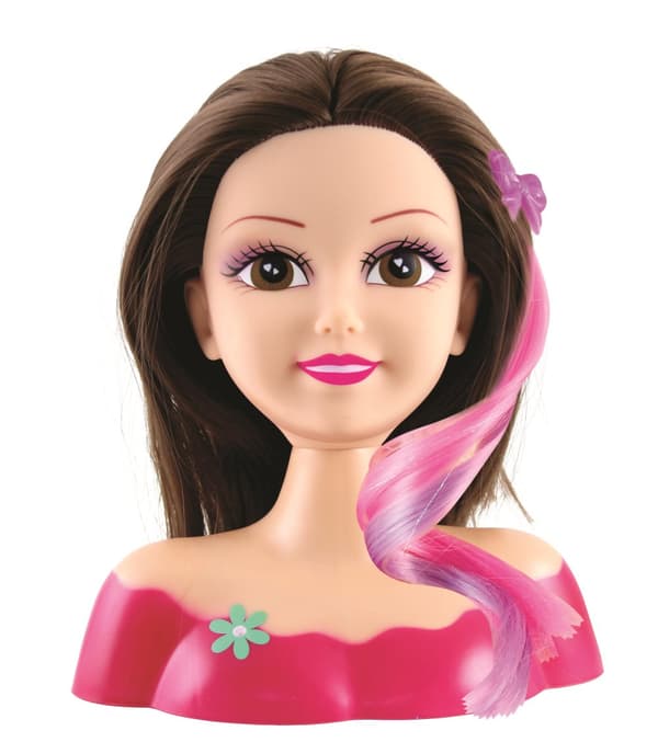 SPARKLE GIRLZ styling head with color changing eyes, 10029/10097
