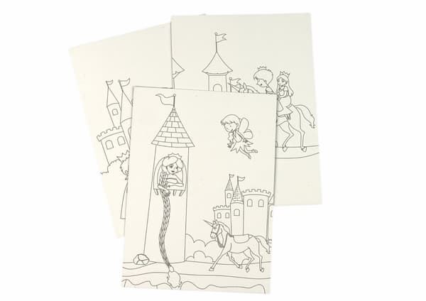 Scratch Coloring Book For Kids Kingdom
