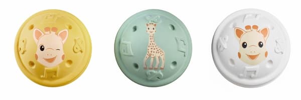 VULLI Sophie la girafe 3 musical balls - HEARING, 3m+, 010504
