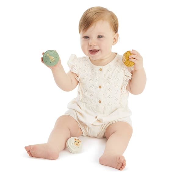 VULLI Sophie la girafe 3 musical balls - HEARING, 3m+, 010504