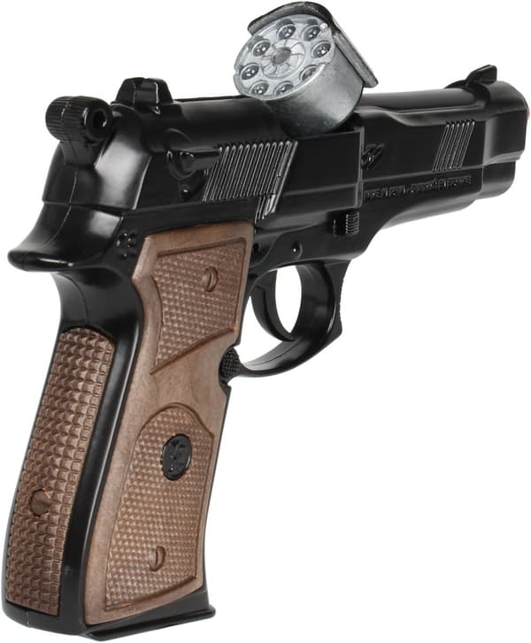 GONHER Police pistol, 8 shots, black, 39/6