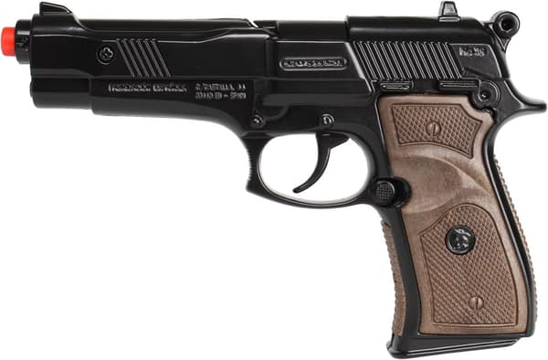 GONHER Police pistol, 8 shots, black, 39/6