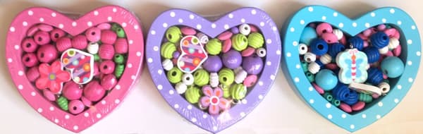 SYCOMORE creative set with colored beads, asort., CRE3277
