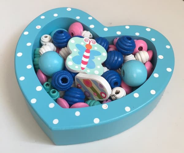SYCOMORE creative set with colored beads, asort., CRE3277
