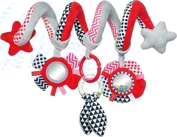 CANPOL BABIES interactive crib/pram toy Zig Zag, 68/063_red