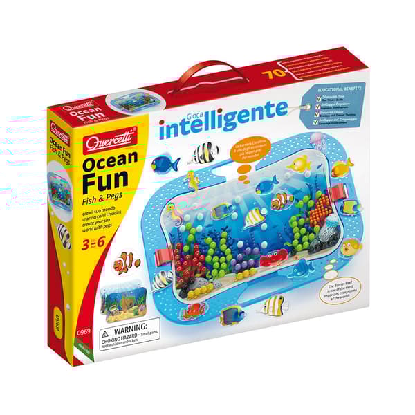 QUERCETTI set OCEAN FUN FISH & PEGS, 00969