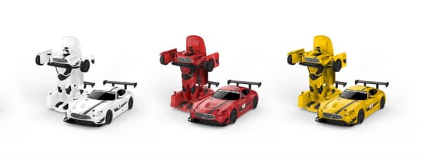 RASTAR Die cast 1:32 Mercedes-Benz GT3 AMG transformable car with light and sound, 62300