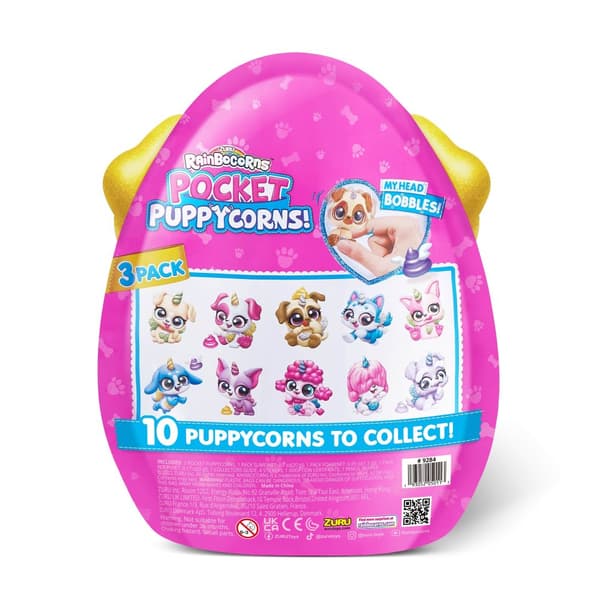 RAINBOCORNS figure with accessories Pocket Puppycorn, 1 series 10 accessories, 9284