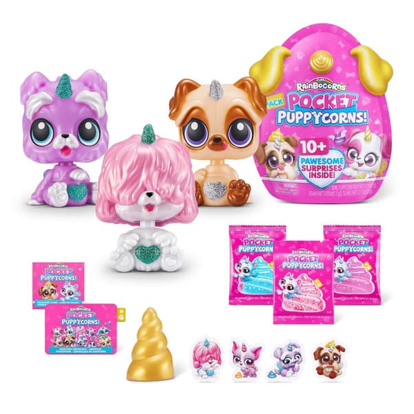 RAINBOCORNS figure with accessories Pocket Puppycorn, 1 series 10 accessories, 9284