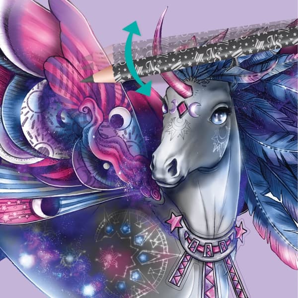 NEBULOUS STARS creative sketchbook Fantasy Horses, 11371